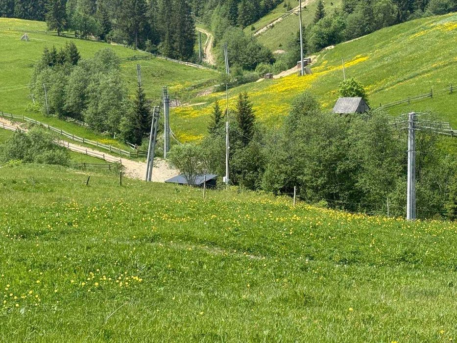 Ділянка в горах  з гарним краєвидом біля Буковеля