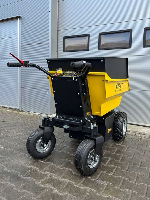 Elektryczne WOZIDŁO kołowe 500 kg NOWE 2026 Wysyp HYDRAULICZNY Wysyłka