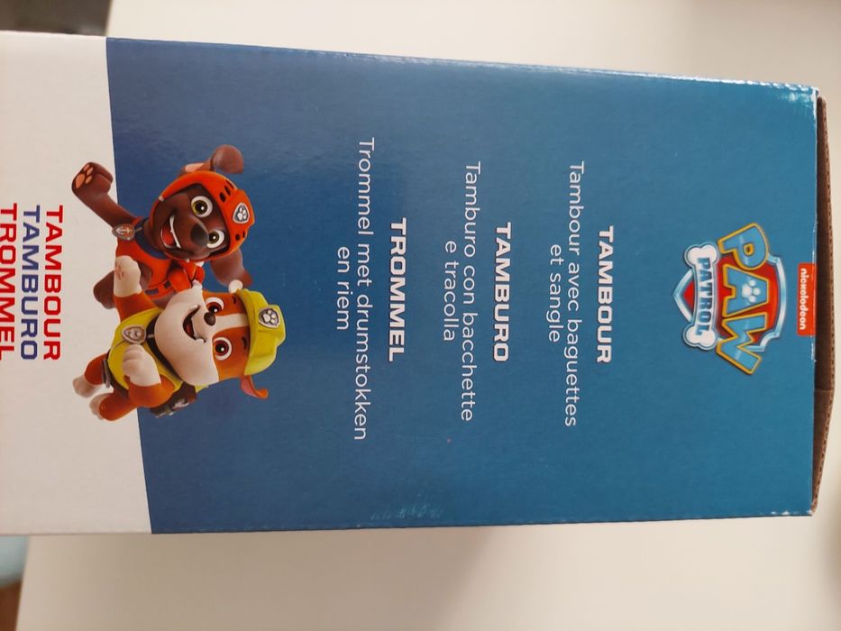 Tambor Novo na Caixa Patrulha Canina