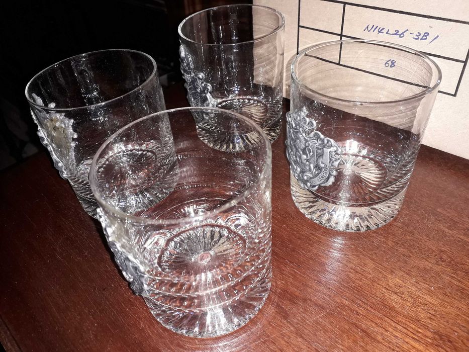 Copos whisky c/brasão