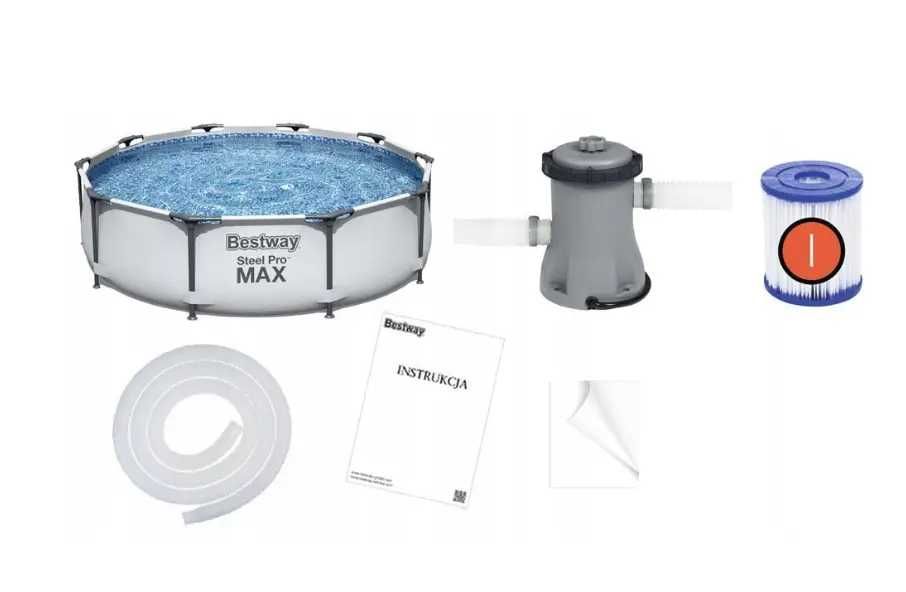 Каркасний басейн BestWay 56408 Steel Pro Max 305 х 76 см