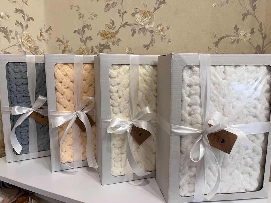 Дитячий пледик Hand Made, розміри 80*90 см