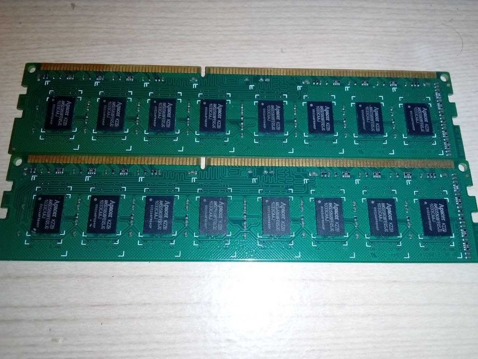 Memorias DDR3 1600 2gb x2