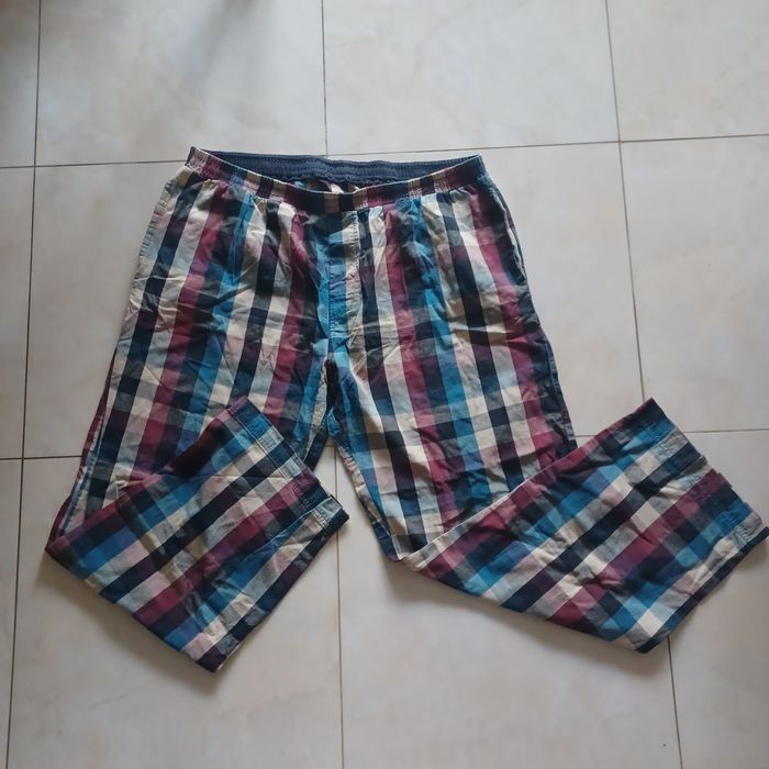 Spodnie HEMA domowe piżamowe z flaneli XL