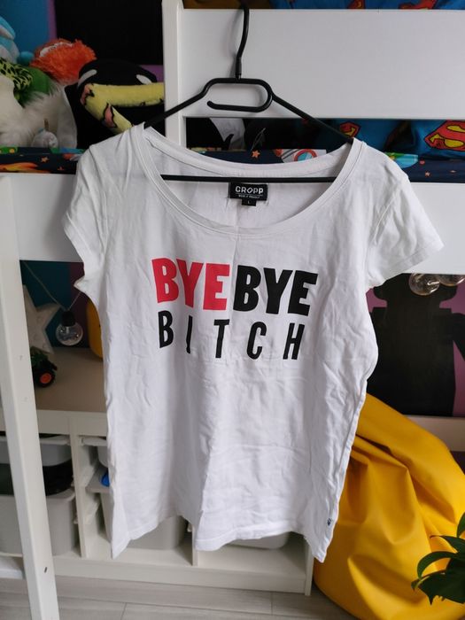 Koszulka Cropp bye bye bitch