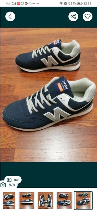 Sportowe Buty Męskie Lekkie Wygodne Niebieskie 46 Duże