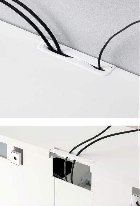 Szafka RTV na złotych nogach