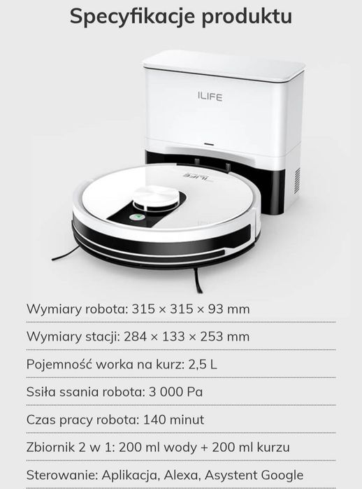 Odkurzacz robot Ilife  A12 Pro