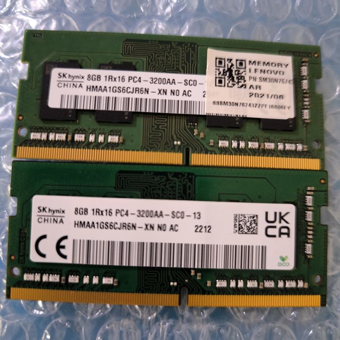 16GB (2x 8GB) SK hynix DDR4 RAM 3200MHz SODIMM