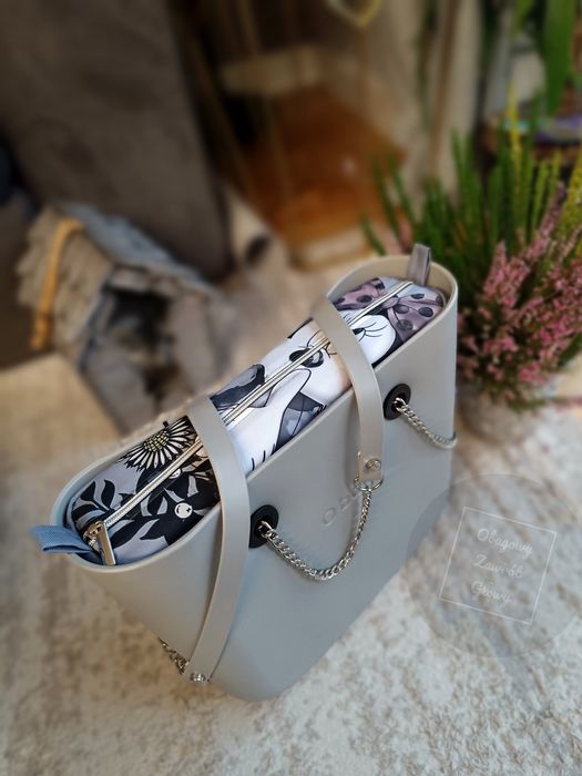 Nowa torebka obag mini grigio chiaro