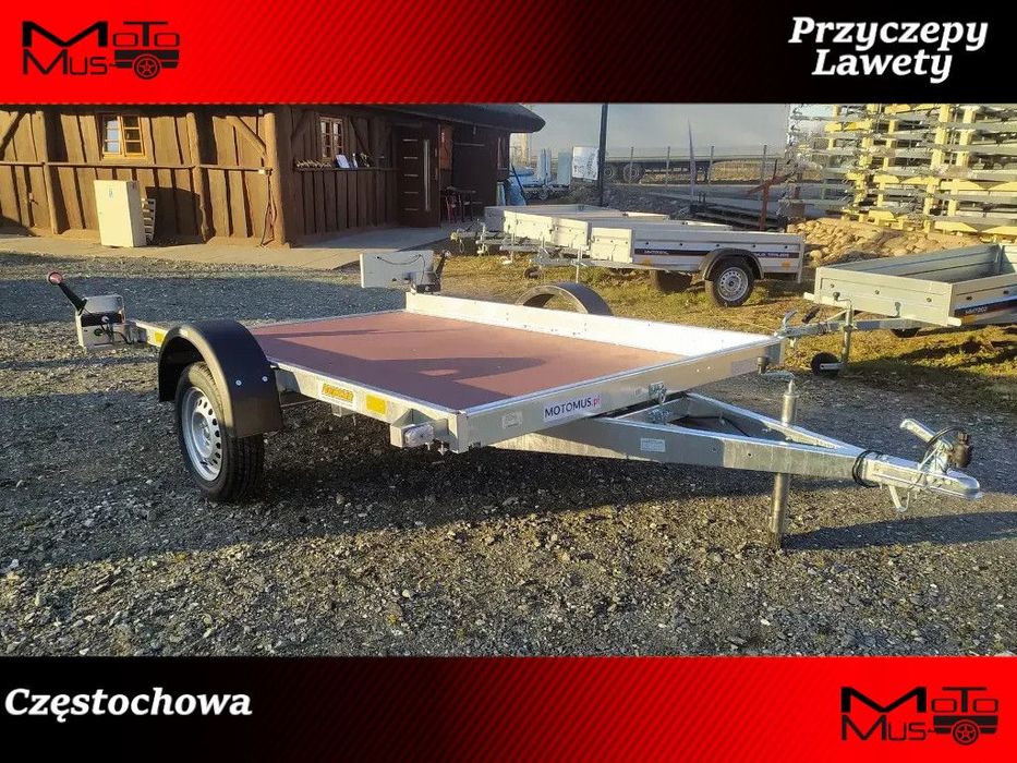 Neptun N7-305 Multi 305x166 moto quad atv traktorek kosiarka  Przyczepa Neptun Multi N7 305 do przewozu quada moto dostawa pod dom