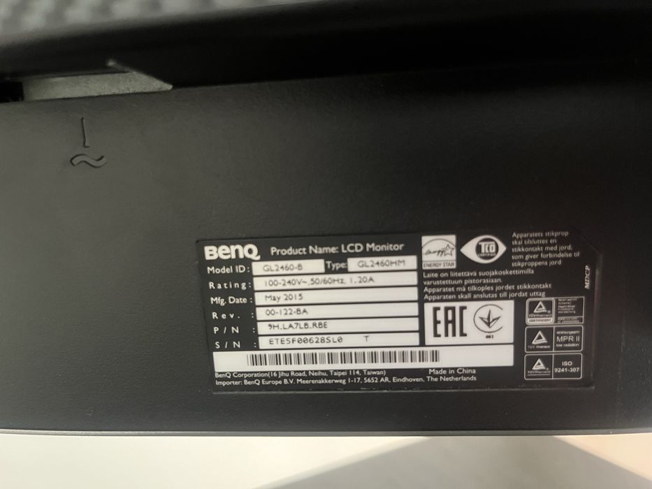 Monitor Benq GL2460