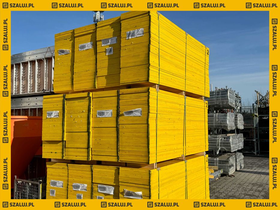 Trójwarstwowa świerkowa płyta szalunkowa sklejka okuta