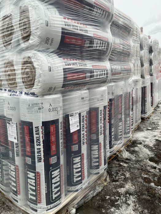 Wełna szklana Tytan gr.20cm lambda 0,33