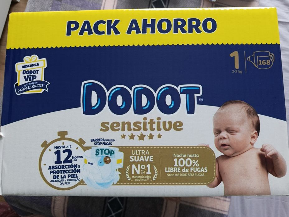 Fraldas Dodot sensitive t1