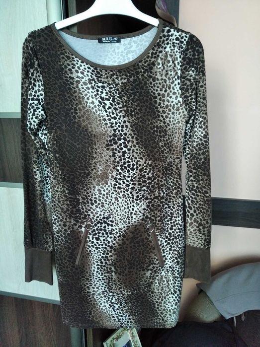 Bluzka/tunika w panterkę