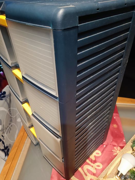 Armário de Arrumação – 4 Gavetas (Azul)