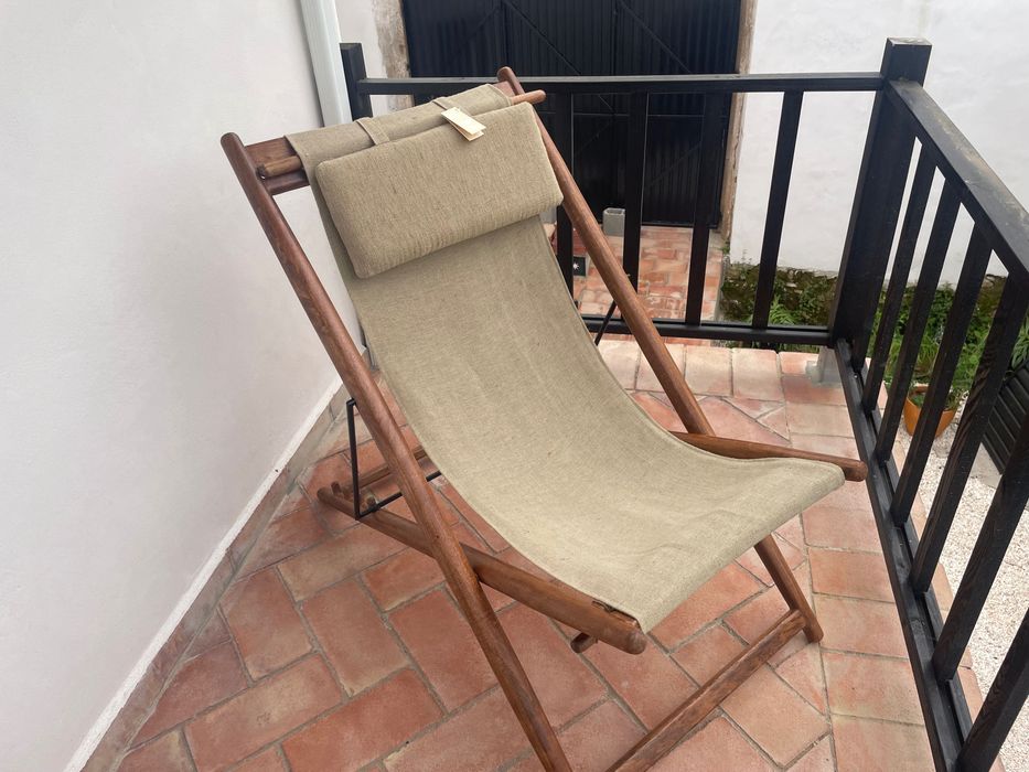 Espreguiçadeira de exterior em manga e juta / Mango lounge chairs