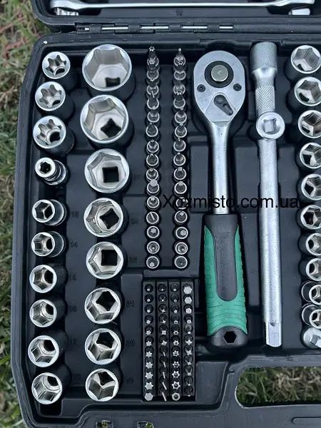 Набір інструментів 216 предметів 1/4" 3/8" 1/2" (4-32 мм) Німеччина