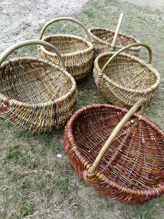 Koszyki wiklinowe ręcznie robione