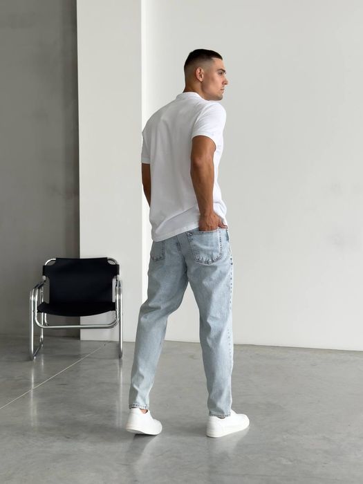 Джинси чоловічі банани mom мом штани Джинсы мужские slim fit jeans L