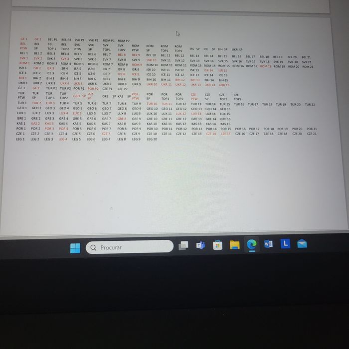 Troca de cromos europeu 2024