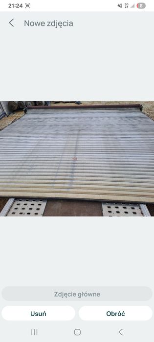 Brama rolowana sze 578 wys 530