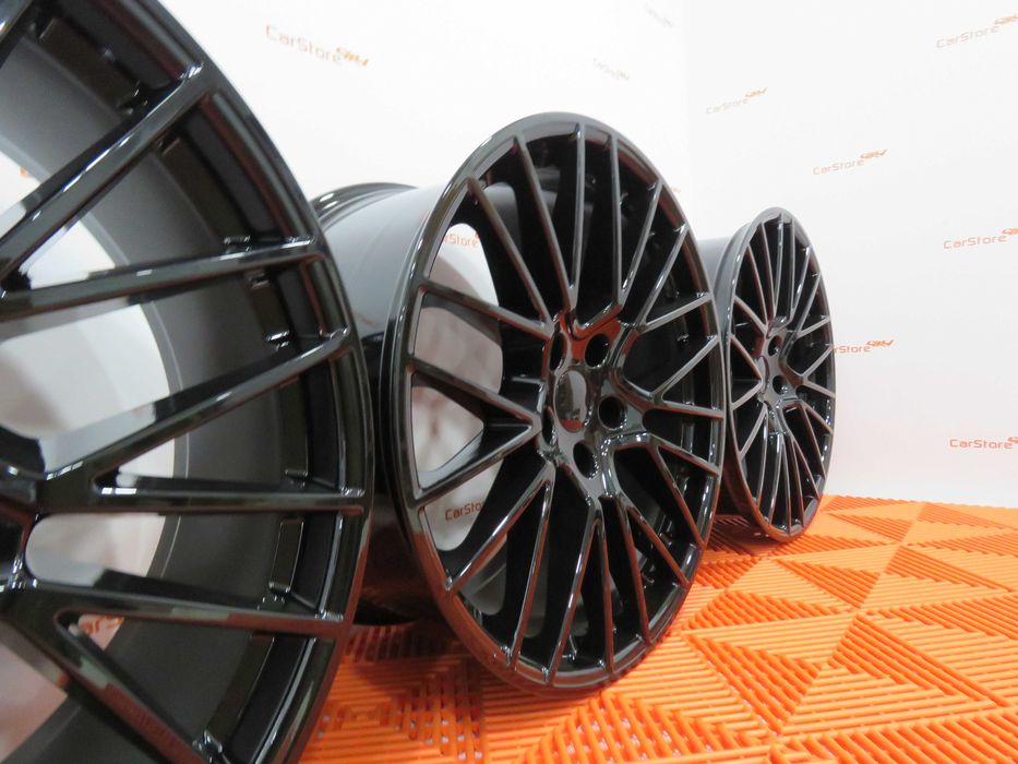 Jantes Look Porsche Panamera Turbo S E-Hybrid 21" 5x130 Pretas
