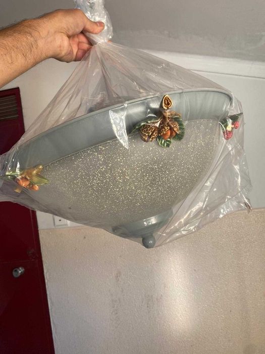 2 Candeeiros cinza de cozinha