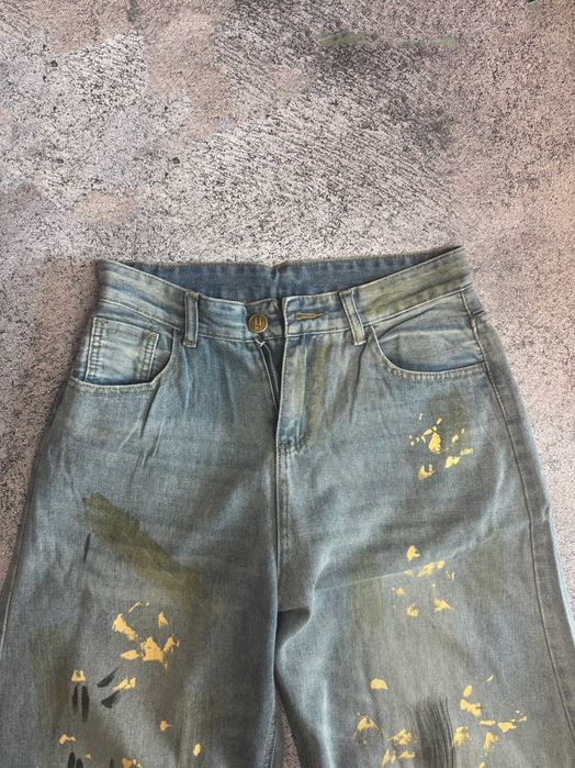 Джинси Acne Studios type широкі Blue Painted M L opium archive