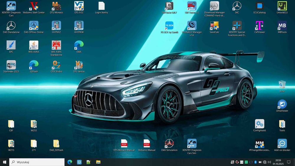 NAJLEPSZY MB Star Xentry C4 C5 DOIP VCI Zestaw diagnostyczny Mercedes