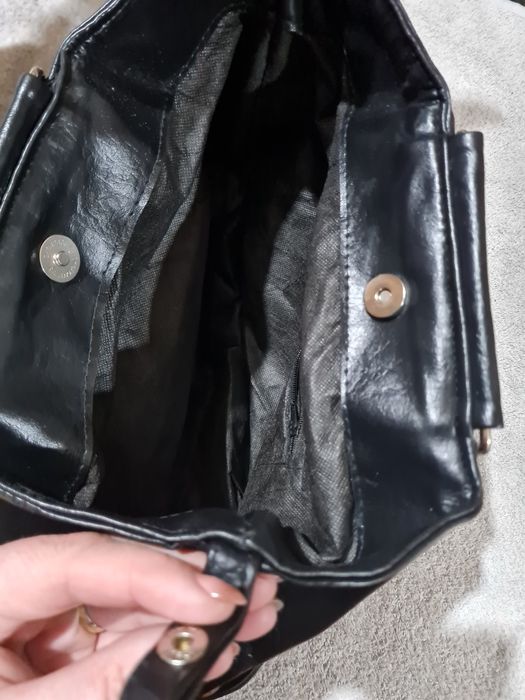 Mala Vintage de pele sintética