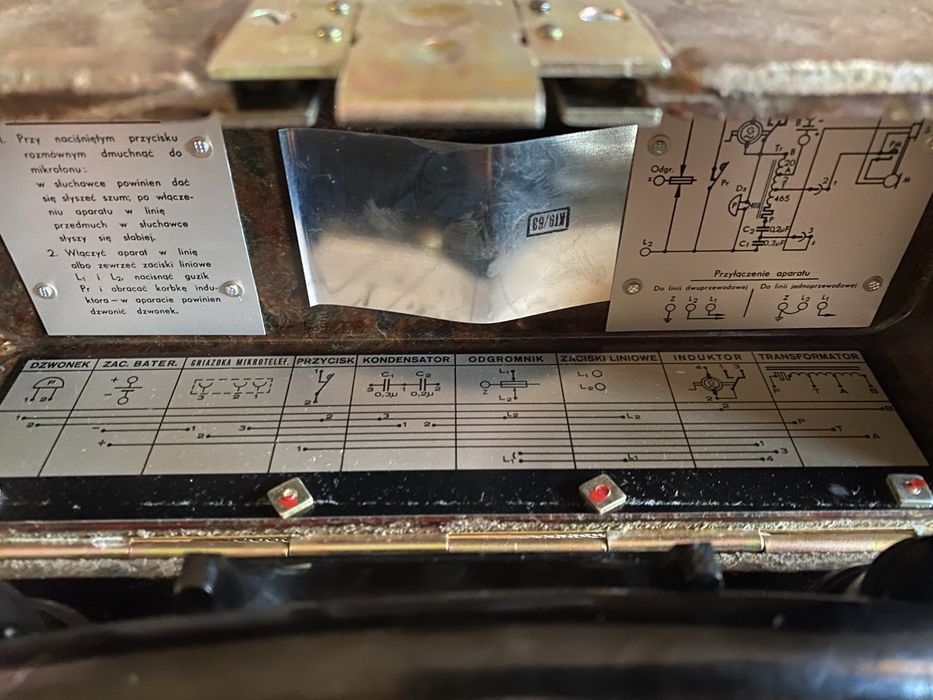 aparat telefoniczny monterski MB66 KPL