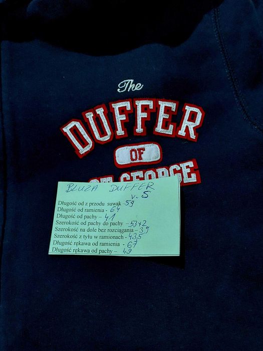 DUFFER super bluza z kapturem r. S