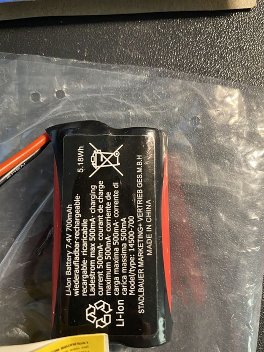 Bateria nova carrera 7.4V 700mAh - Entrega Grátis