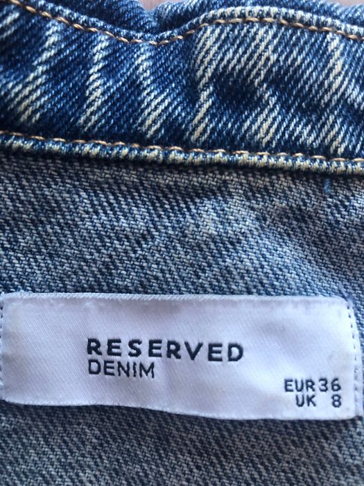 Джинсовий  піджак зі стразами RESERVED , блакитного  кольору, розмір S