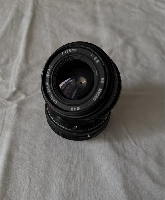 Carl Zeiss Jena MC 28mm f/2.8 (M42) + адаптер Nikon