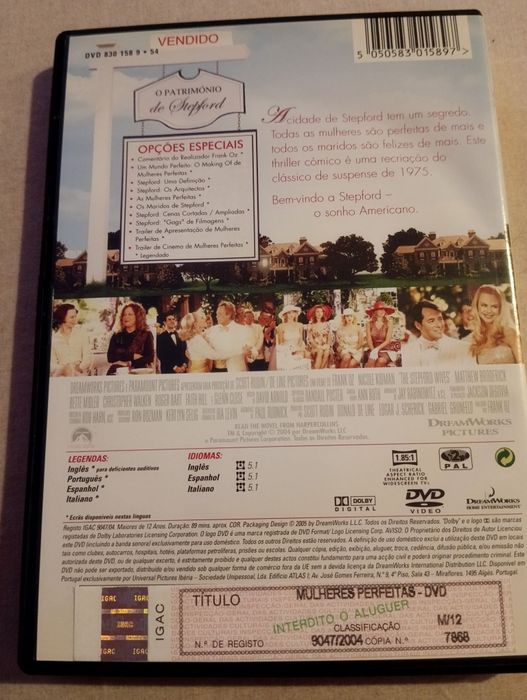 DVD mulheres perfeitas
