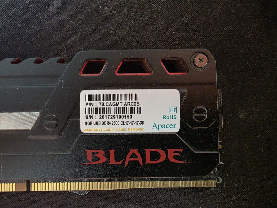Apacer blade 8gb ddr4