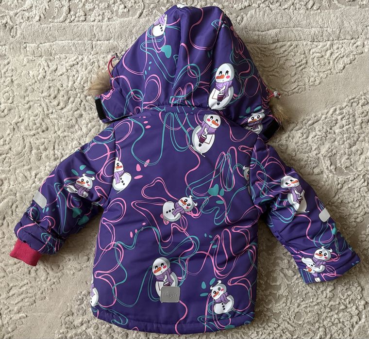 Зимовий дитячий мембранний термо  комбінезон на дівчинку 86-110