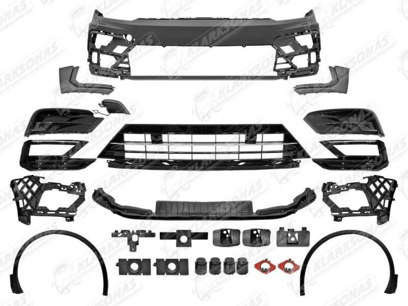 Бампер передній VW TIGUAN, 05.2016 - 07.2020 PVW04182(SET)