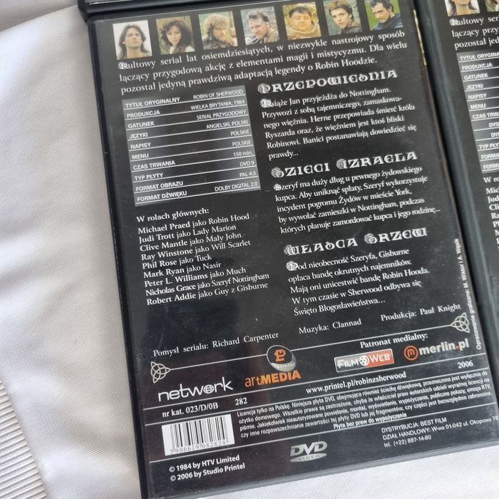 Robin z Sherwood Kolekcja Dvd 1+2 seria