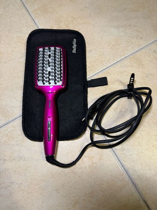 Escova alisadora Iónica anti-estática