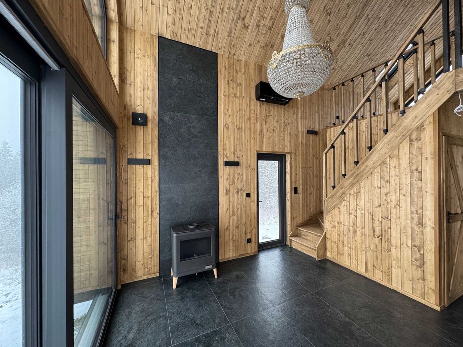 Domek drewniany na zgłoszenie/pozwolenie.