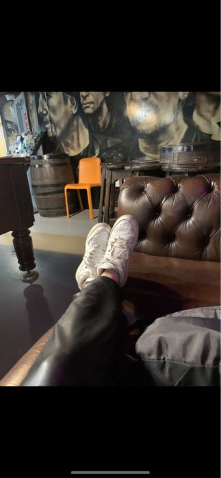 Biale buty nike air force high