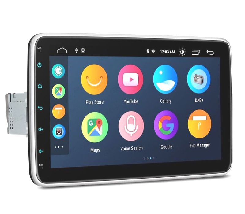 AUTO RADIO GPS 1 DIN ANDROID 14 LCD TÁCTIL 10"