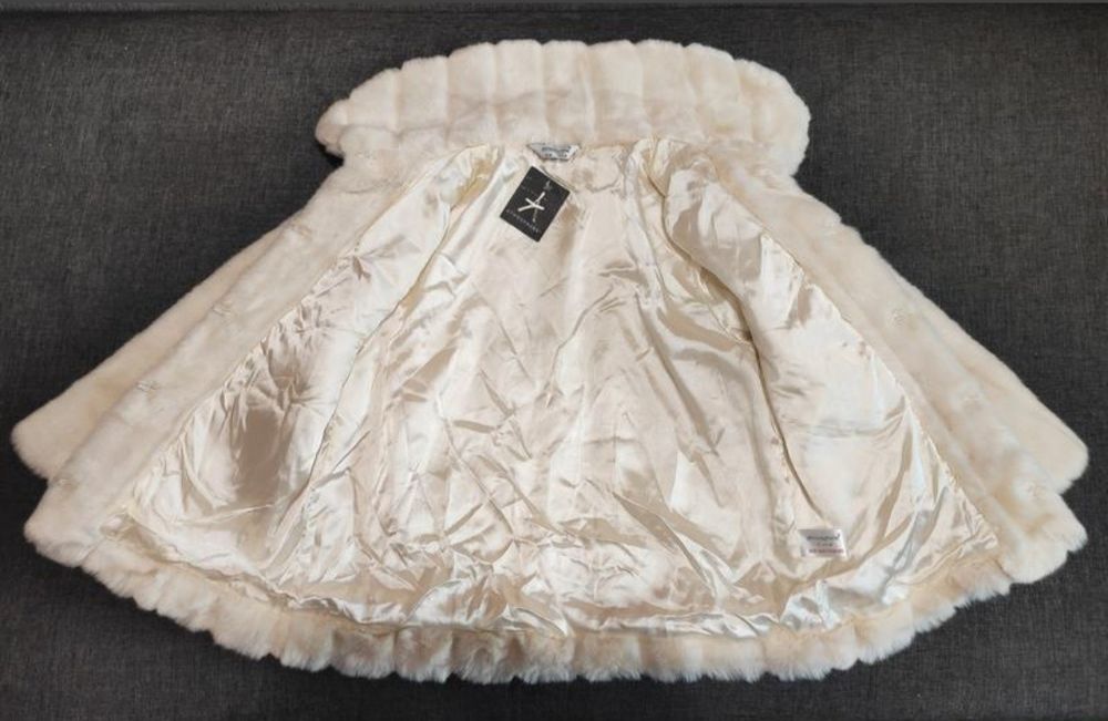 Весільна шубка шампань свадебная шубка меховая  шампань