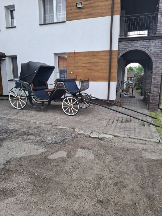 Piękna  bryczka konna