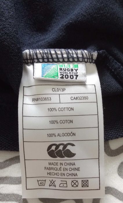 Canterbury Scotland Jersey WRC2007 Rugby