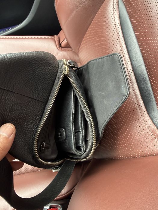 Шкіряна чоловіча сумка барсетка WITTCHEN через плече / crossbody